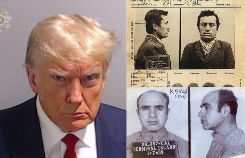 Trump come Mussolini e Al Capone: le foto segnaletiche che sono diventate iconiche