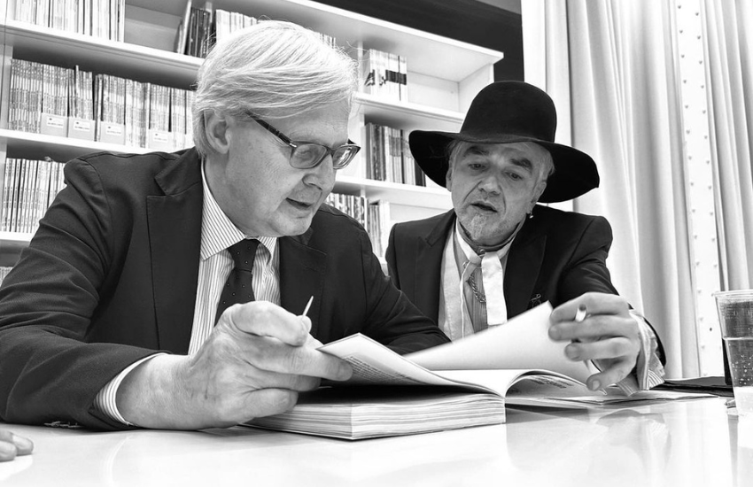 Sgarbi difende Morgan: “Fro… non è un’offesa”