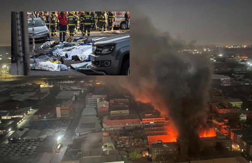 Johannesburg: almeno 7 bambini morti nel nell’incendio di un edificio (VIDEO)