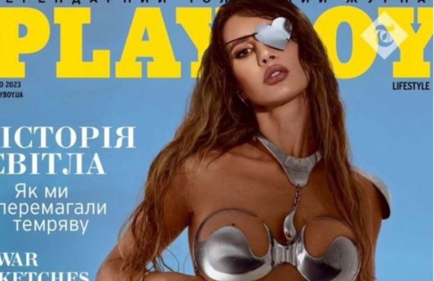 Iryna, la modella simbolo della resistenza ucraina conquista la prima pagina di Playboy