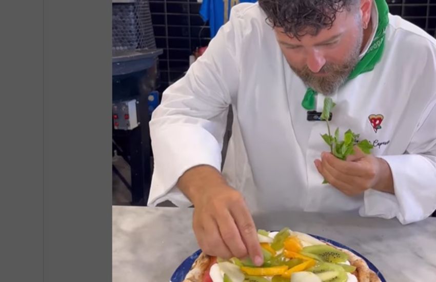 Il noto chef Vincenzo Capuano prepara una pizza “alternativa”, ma fa infuriare i napoletani: “Basta, sei diventato un comico!”