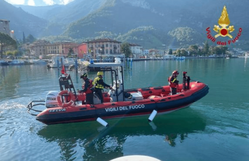 Lago d’Iseo: turista cade dalla barca e scompare