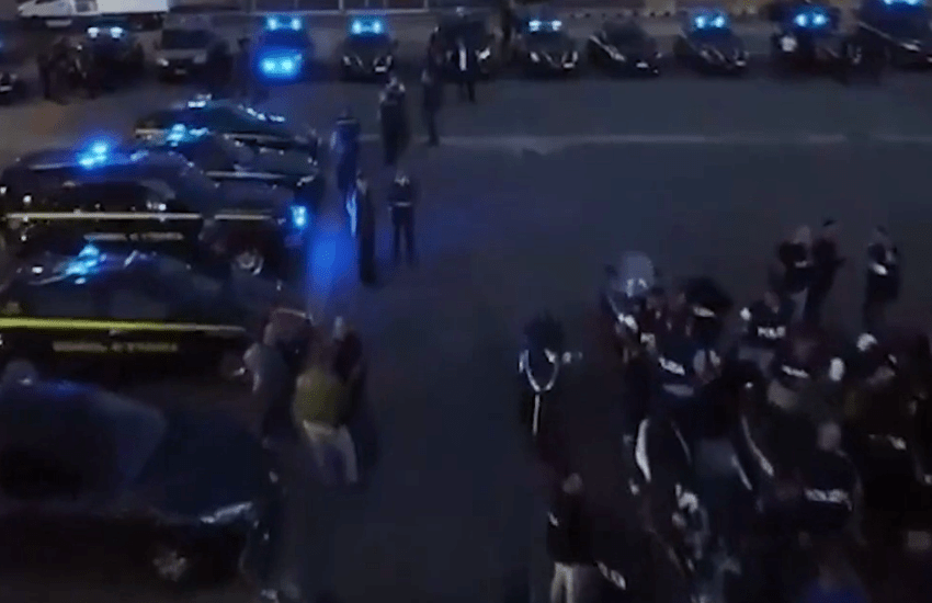 Caivano: in 400 per nuovo blitz delle forze dell’ordine (VIDEO)
