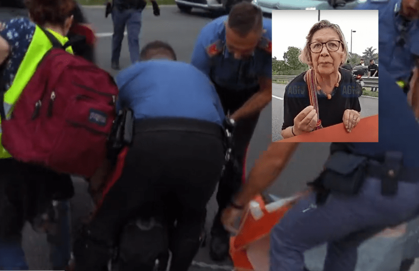 Milano, blocco stradale degli attivisti: fra di loro anche una 72enne (VIDEO)