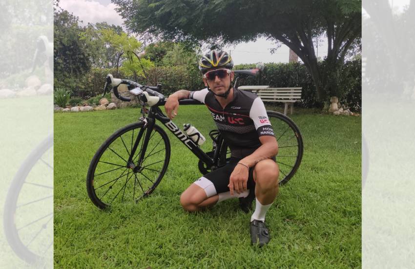 La sfida di Davide Perna: scalare l’Everest in bicicletta. Il tentativo di record sabato a Sezze