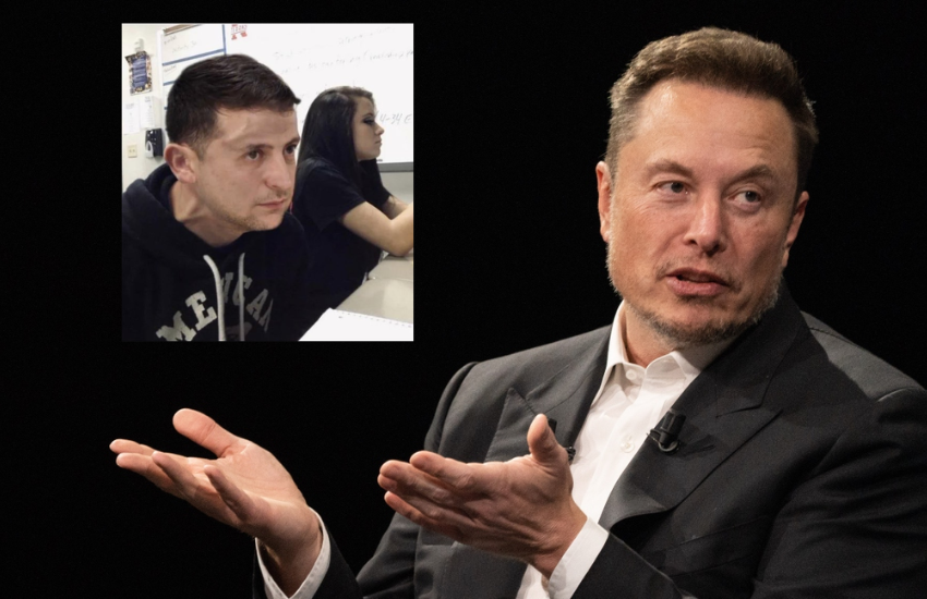 Musk dileggia Zelensky con un meme