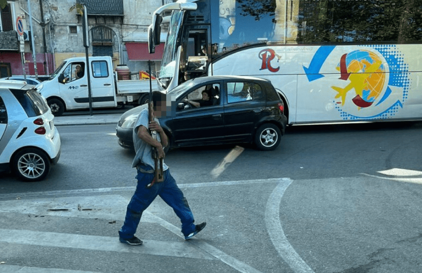 Palermo: caccia a un uomo visto aggirarsi in centro armato di fucile
