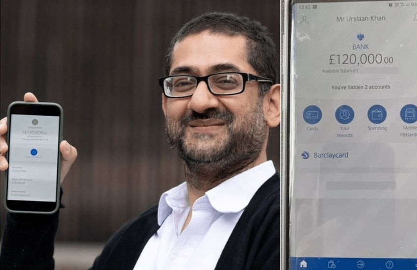 Controlla il povero conto in banca e scopre di avere ricevuto una ricca somma