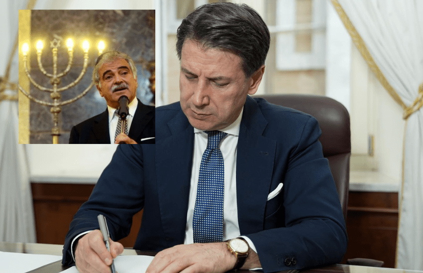 Conte querela il presidente della comunità ebraica di Milano