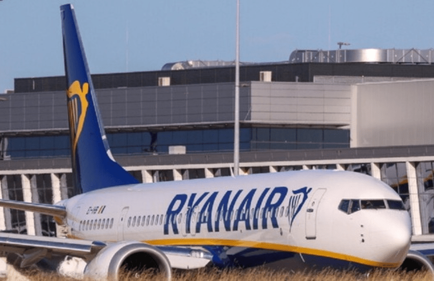 Roma: aereo Ryanair bloccato mentre stava per decollare da Ciampino