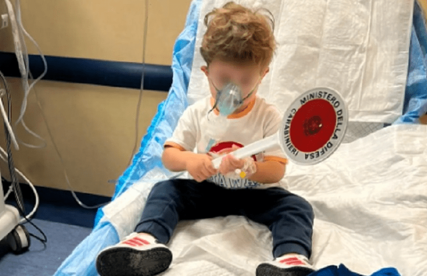 Torre del Greco: i carabinieri salvano un bambino di 2 anni