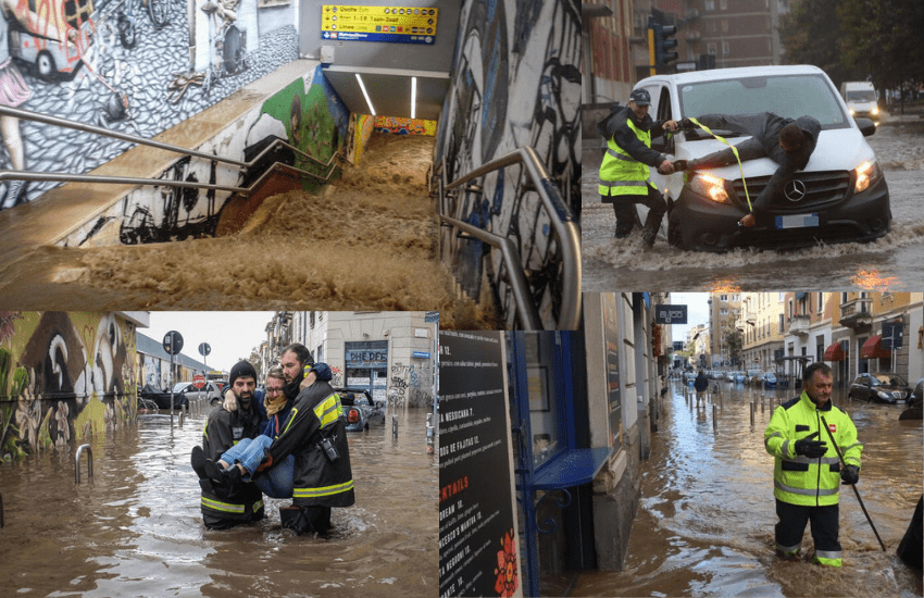 Il maltempo flagella il Nord Italia: esonda il Seveso (VIDEO)