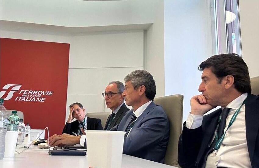 Trantino incontra l’AD di Ferrovie dello Stato per “disegnare il futuro della città”