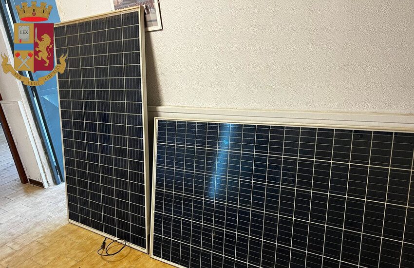 Viale Castagnola, va a rubare pannelli fotovoltaici: 29enne nei guai