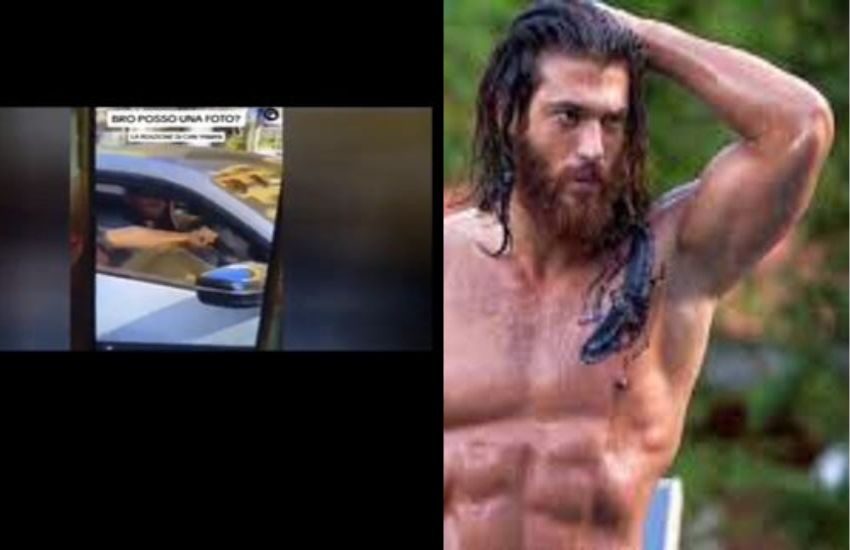 Can Yaman lancia per terra il cellulare di un uomo: “Non è un mio fan” [VIDEO]