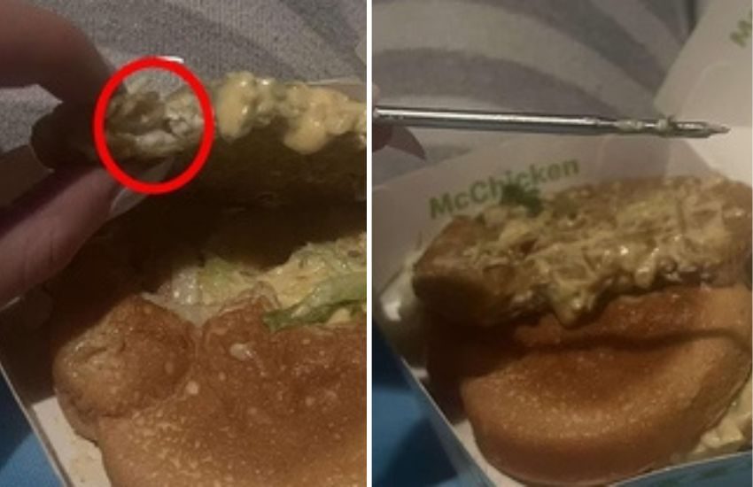Trova un pezzo di termometro nel panino di McDonald’s, ma il rimborso è una beffa: buono da 15 dollari o un altro McChicken