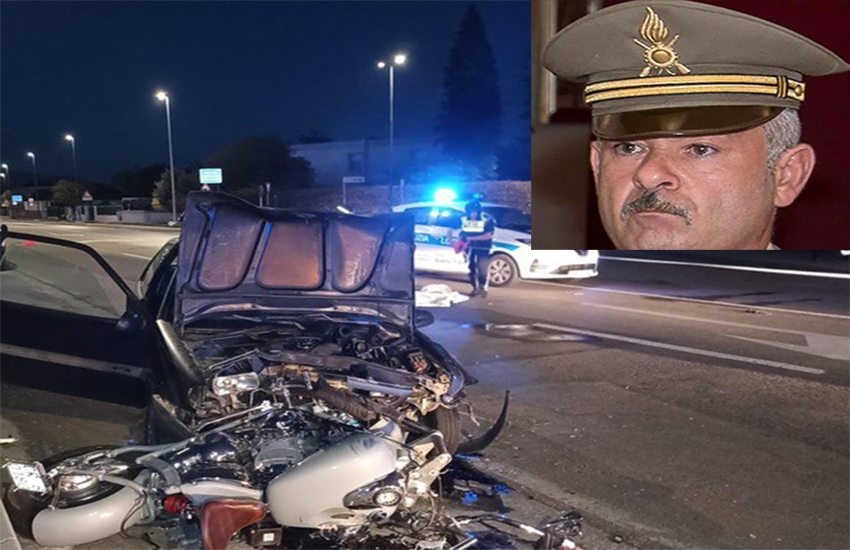 Sardegna: scontro frontale tra auto e moto, muore un 49enne maresciallo dell’Esercito