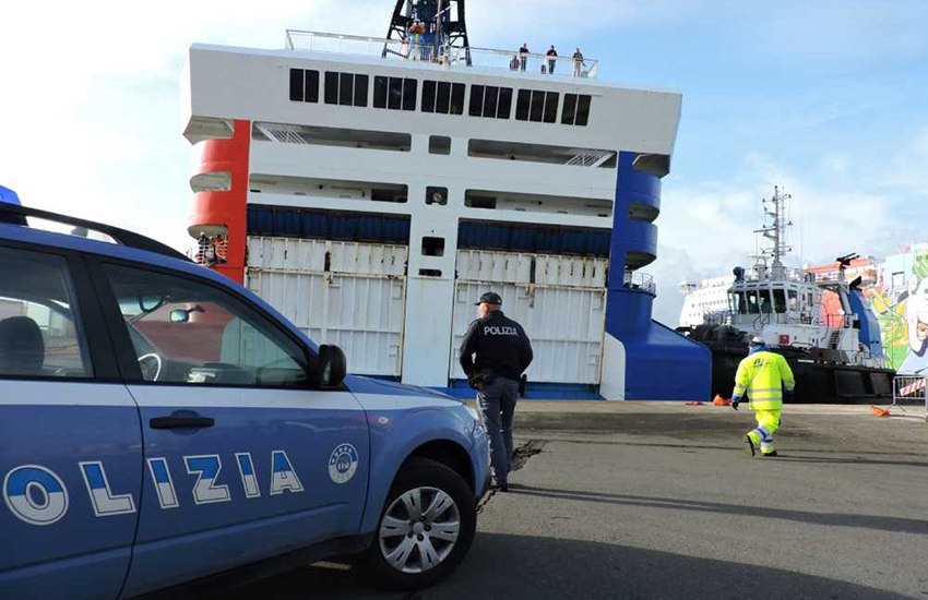 Sardegna: al porto con 22 chili di droga nell’auto, arrestato imprenditore di Olbia