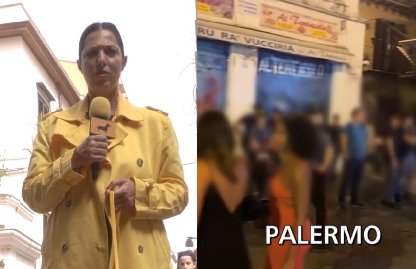 Striscia la Notizia, Stefania Petyx tra i luoghi dello stupro a Palermo: un’attrice “sotto copertura” rischia di essere violentata [VIDEO]