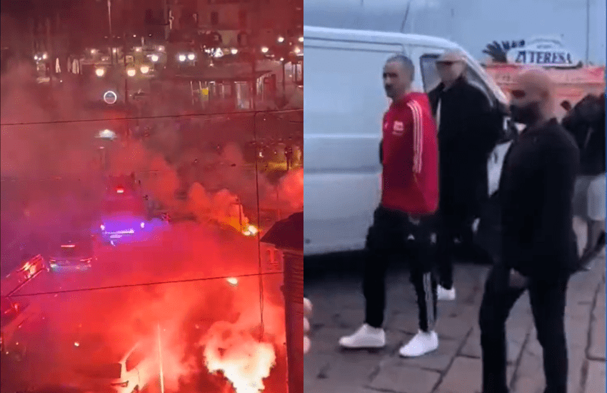 Napoli: arrestati undici ultras tedeschi. E Bonucci sorride grazie allo sfottò di un tifoso partenopeo (VIDEO)