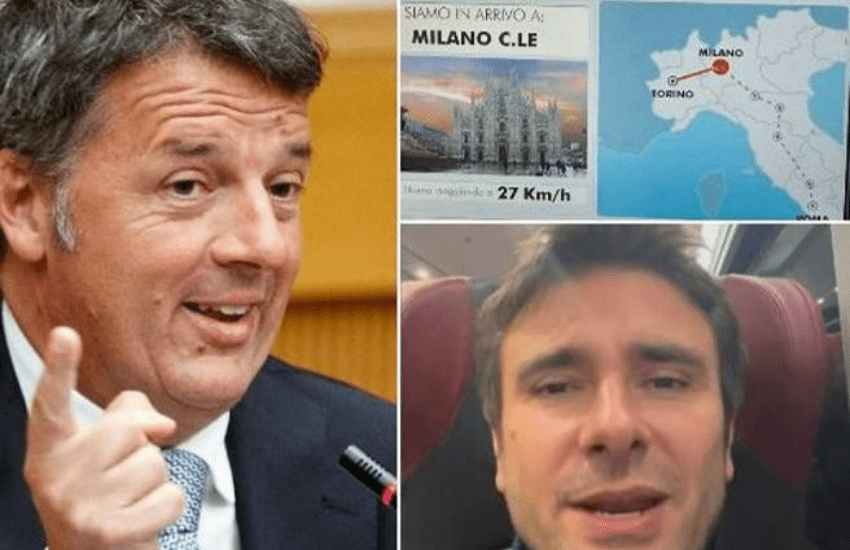 Lollobrigida: gli sfottò di Renzi e Di Battista sul caso Frecciarossa (VIDEO)