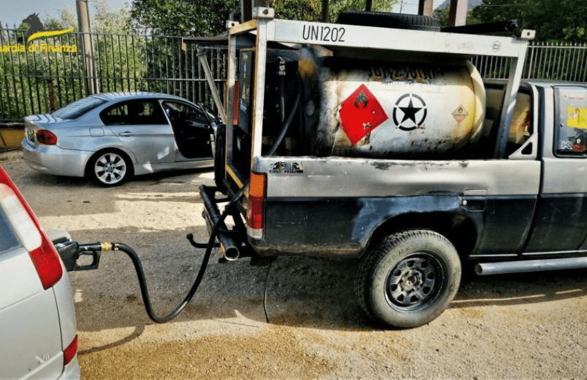 Lanciano: riforniva abusivamente le vetture da un pick-up vendendo il diesel a 1 euro e 40 centesimi