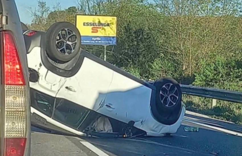 Incidente ieri lungo la Pontina, lui si ferma e deruba uno dei feriti: ricercato