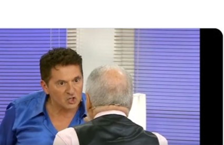 Ballando con le stelle, la lite Mammucari-Caprarica c’è stata, eccome! Ecco il video: “Cafone, comico di terz’ordine”