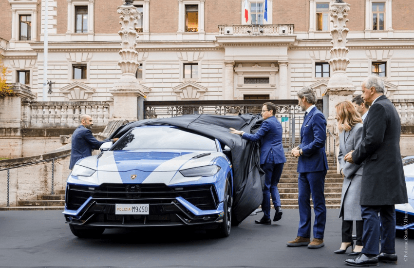 La polizia giunge in soccorso con la Lamborghini Urus (VIDEO)