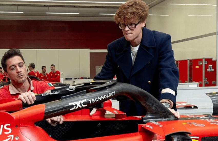 Sinner stregato dalla Ferrari: “Quel suono unico…”