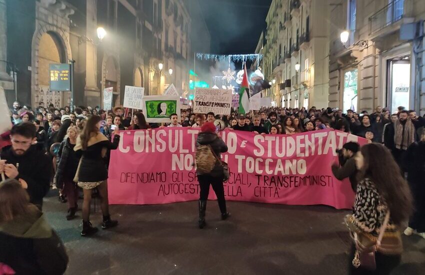 Sgombero Studentato e ‘Mi Cuerpo es Mio’, i manifestanti accusano: “Ci sentiamo diffamati dal sindaco Trantino”