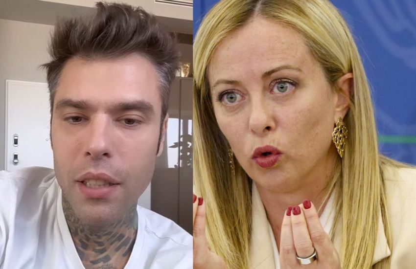 Fedez sputa veleno contro Giorgia Meloni: “Parla di Chiara Ferragni, mi sembra strano che…”
