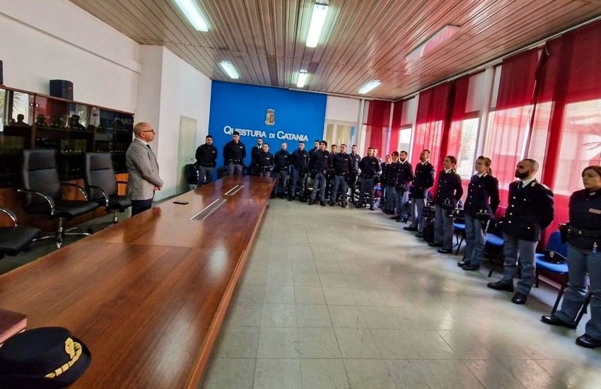 Catania, arrivano 33 nuovi agenti alla Questura