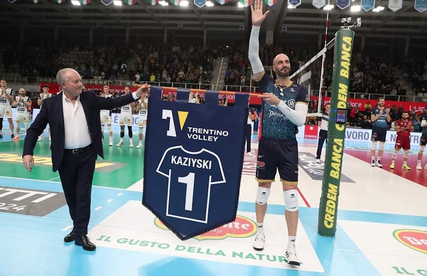 Volley/KK per sempre: Itas Trentino ritira il numero 1