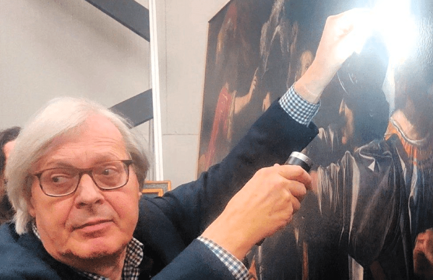 Sgarbi e il caso del dipinto: “Non ho ricevuto alcun avviso di garanzia e non ho rubato” (VIDEO)