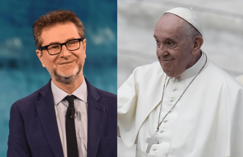 Fabio Fazio entusiasta: “Papa Francesco ospite a Che tempo che fa”
