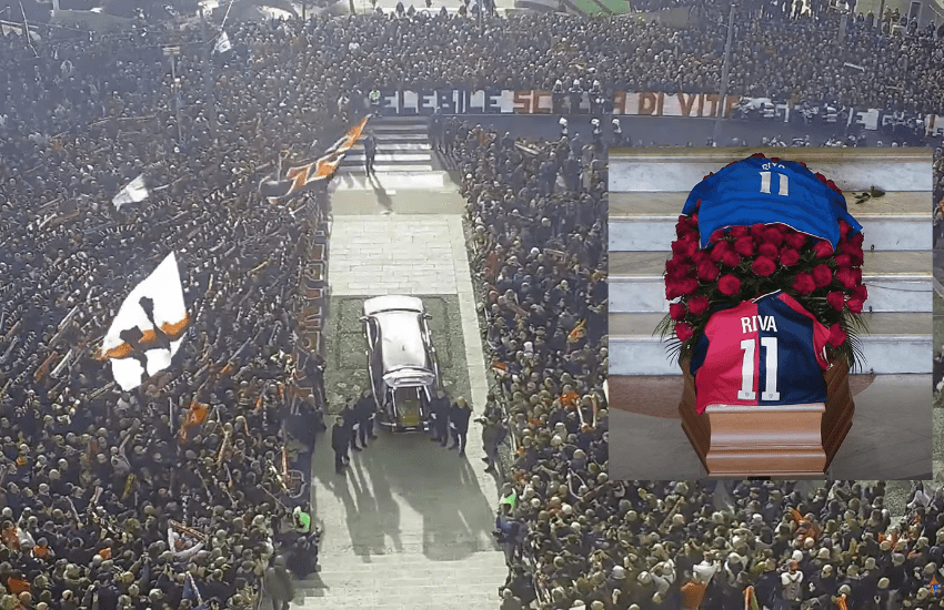 Gigi Riva, in migliaia per l’ultimo saluto: la diretta dei funerali (VIDEO)