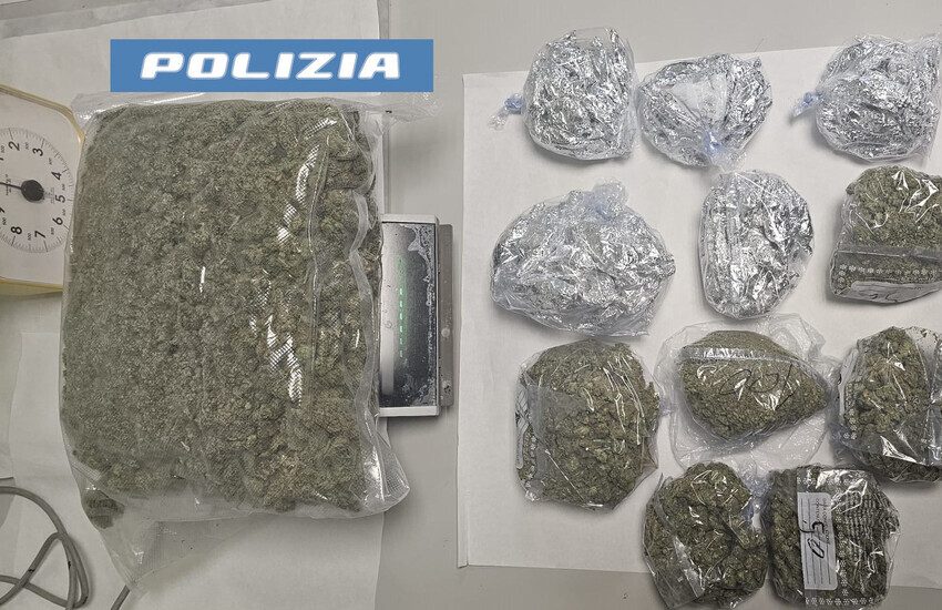 San Giorgio, aveva in casa oltre 1,5 kg di marijuana: arrestato pusher 30enne