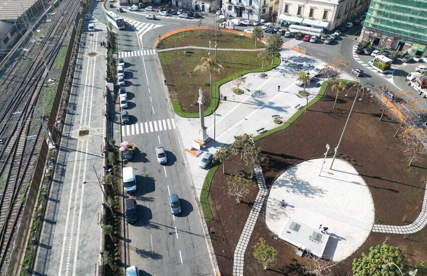 Catania, Piazza dei Martiri rinasce a nuova vita dopo anni di degrado