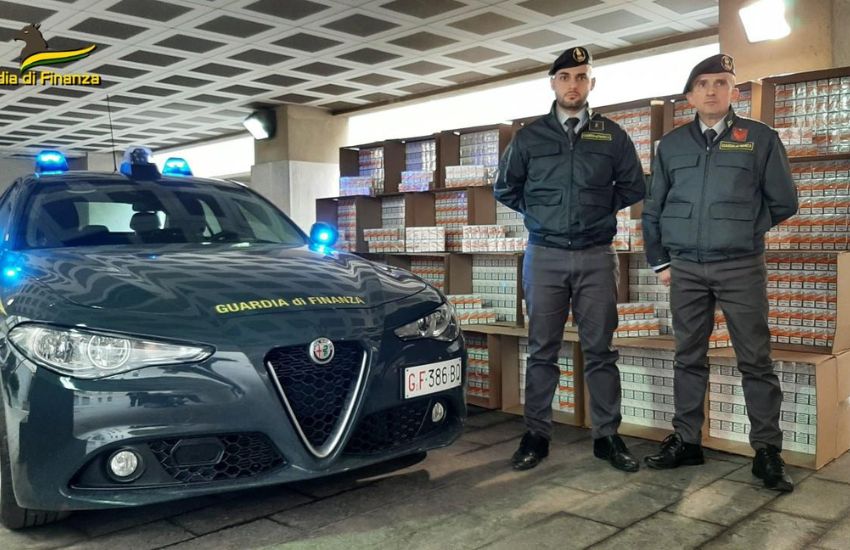 Palermo, sequestrate 2 tonnellate di sigarette di contrabbando, due arresti