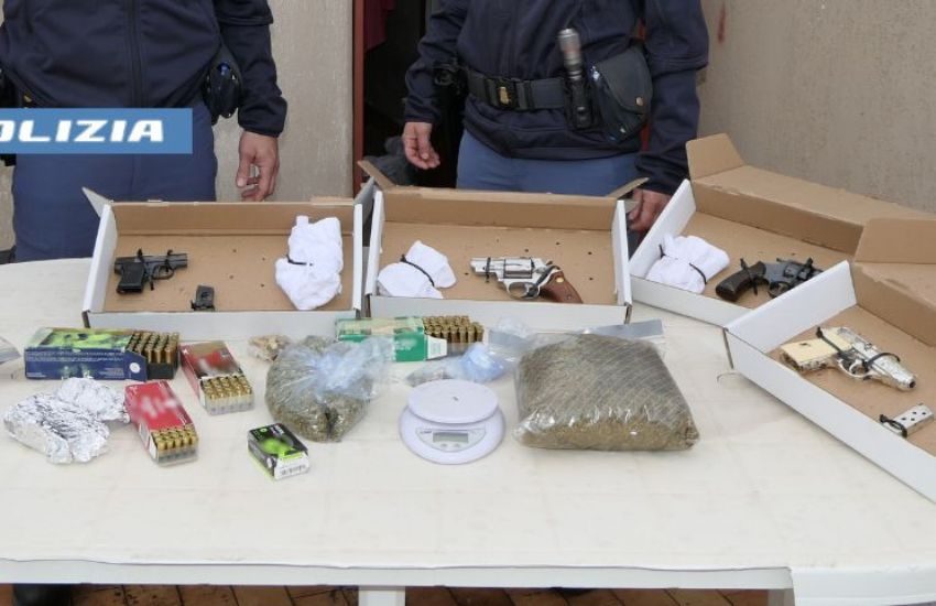 San Giorgio, armi e droga trovate in un appartamento disabitato