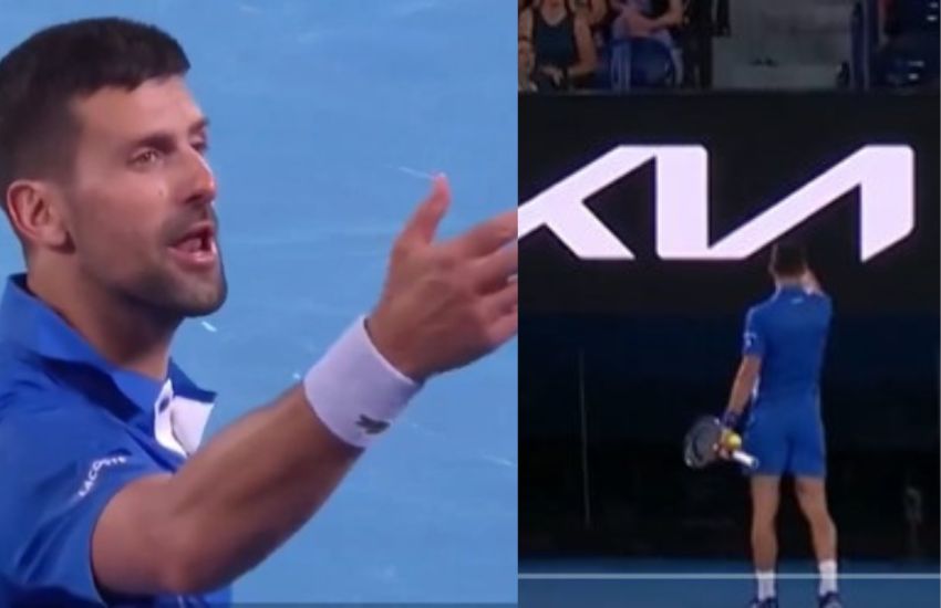 Australian Open, Djokovic litiga con un tifoso che lo insulta. E interviene anche Kyrgios è [VIDEO]