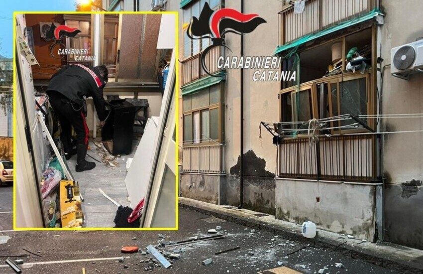 Paura a Cibali, esplode bombola del gas in casa: ‘miracolato’ 38enne, salvato dai carabinieri