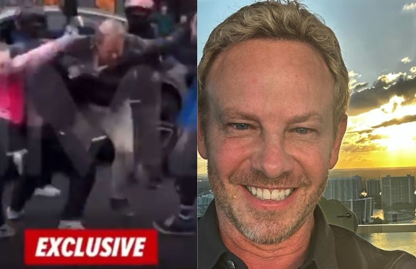 Ian Ziering, lo Steve di Beverly Hills 90210, preso a pugni e calci da un gruppo di motociclisti: “Ho avuto paura” [VIDEO]