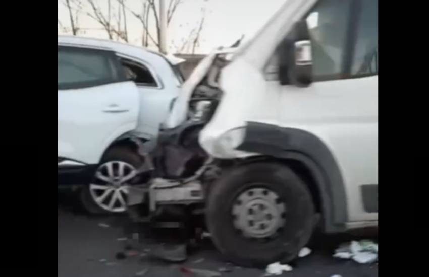 Tamponamento a catena sulla Pontina: feriti e traffico paralizzato in direzione Roma