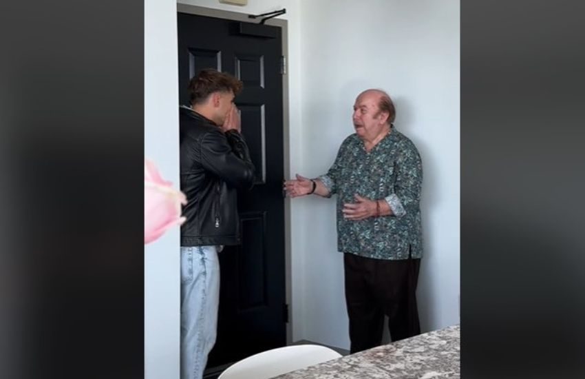 Lino Banfi fa una sorpresa al nipote che vive a Los Angeles: il video commovente fa il giro del web, ma la realtà è un’altra…