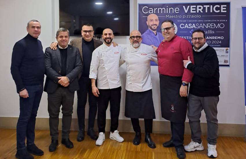 Il pizzaiolo pontina Carmine Vertice confermato a a Casa San Remo anche per il 2024