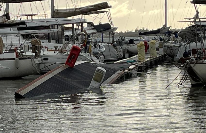 Violenta tromba d’aria in Italia, travolta una nave da crociera: devastanti danni