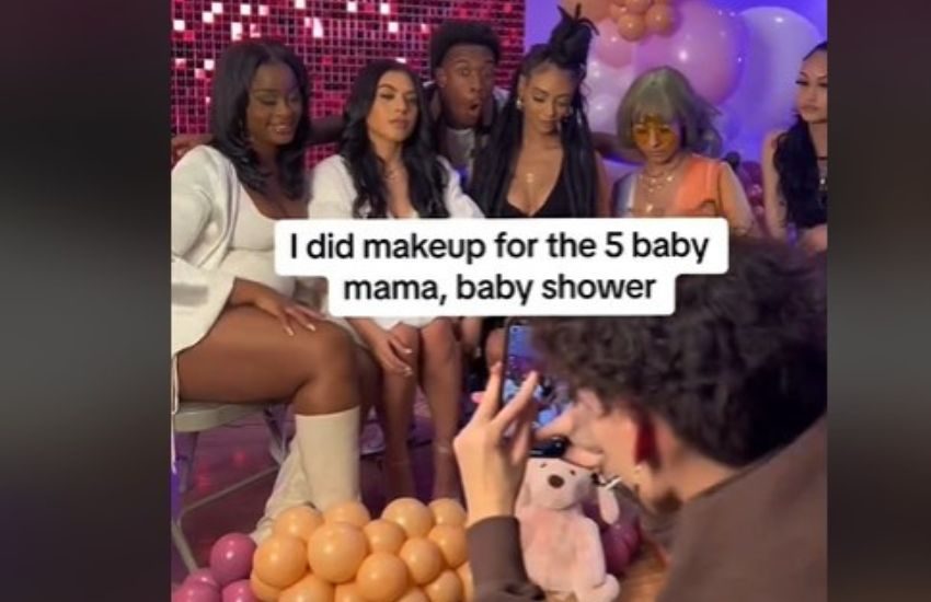 In un sol colpo mette incinte 5 ragazze! “Ora siamo 5 sorelle”, tutti insieme appassionatamente al baby shower [VIDEO]