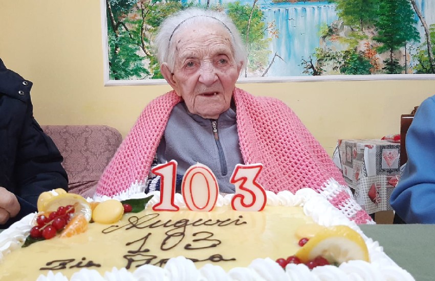 Grande festa a Sezze per i 103 anni di zia Pippa